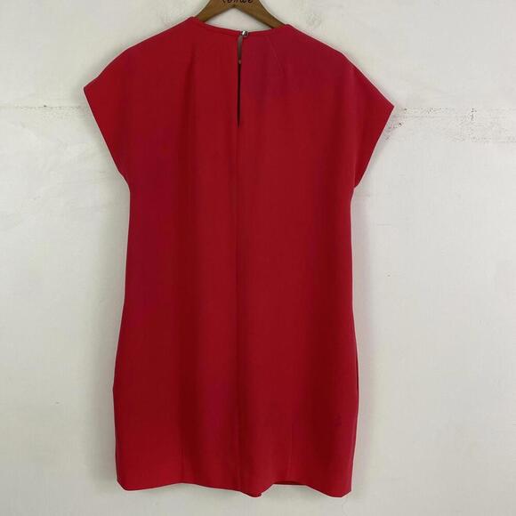 KATE SPADE coral off the shoulder pleated mini dress sz 10 - Picture 2 of 4